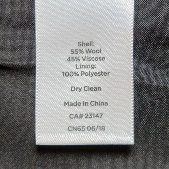 TalbotsâBlueâHoundstooth WoolâPencilâSkirtâSzâ6P - Picture 5 of 7